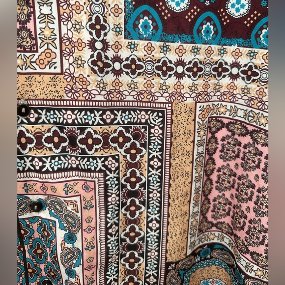 Sacred Hawk Quilt Print Shirt - Picture 4 of 4